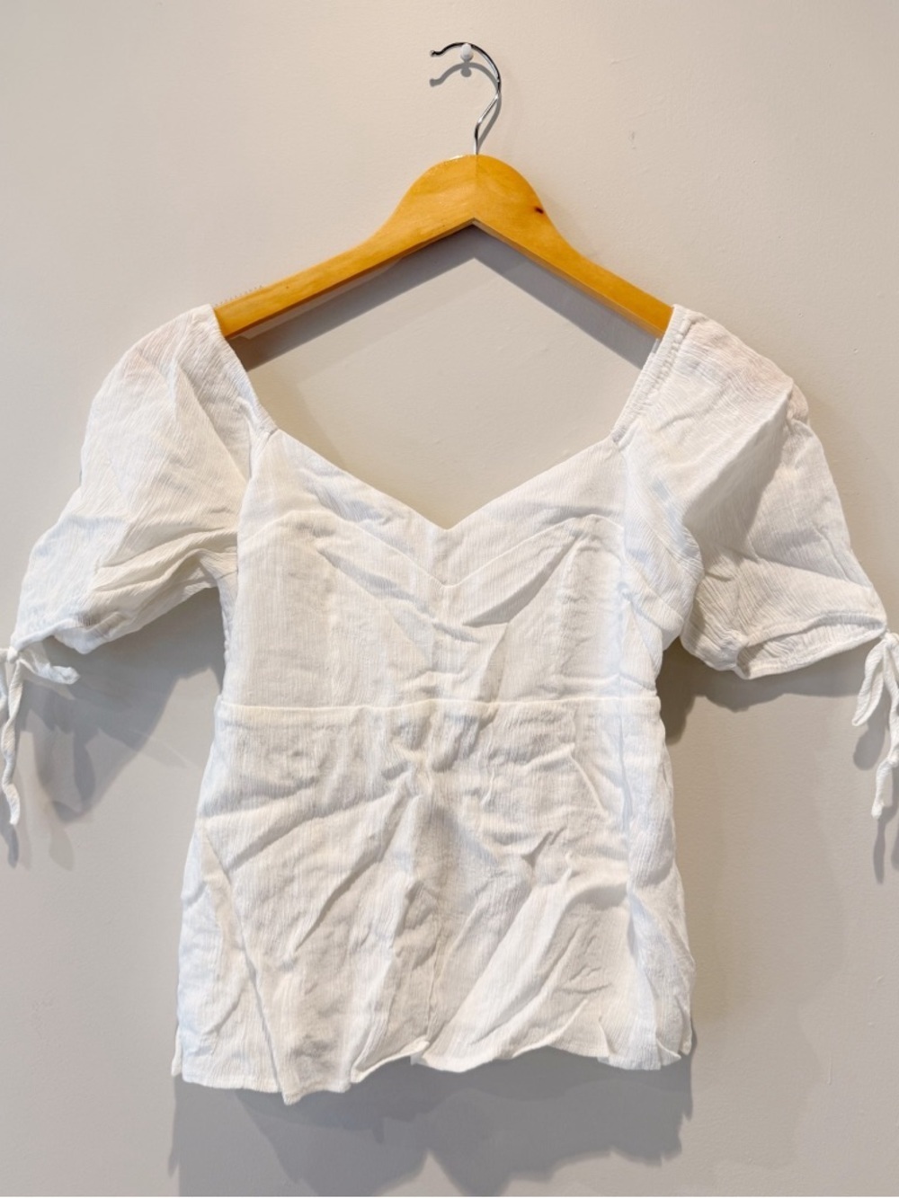 Baevely White Baby Doll Top
